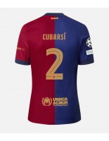 Moške Nogometnih dresov Barcelona Pau Cubarsi #2 Domači 2024-25 Kratki rokavi